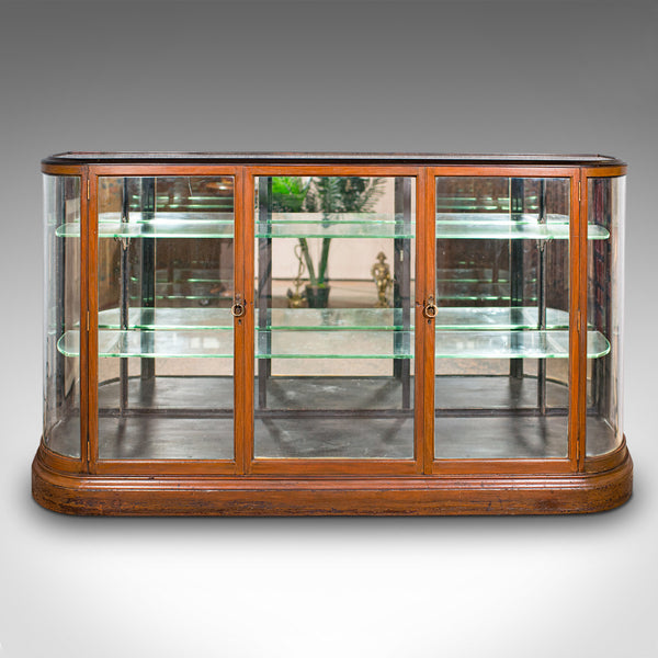 Large Antique Display Cabinet, English, Jeweller's Shop, Retail, Victorian, 1850