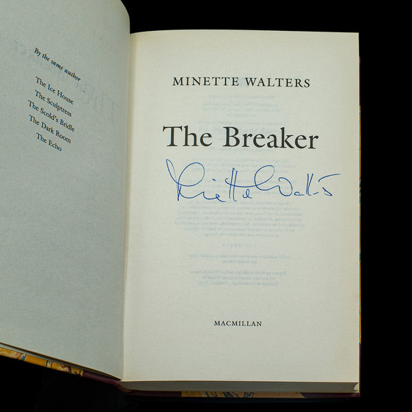 Set Of 6 First Edition Novels by Minette Walters, Signed, English, Hard Bound