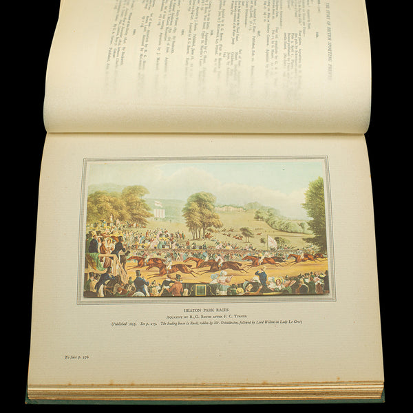 Vintage Book, The Story of British Sporting Prints, English, Limited Run, 1929