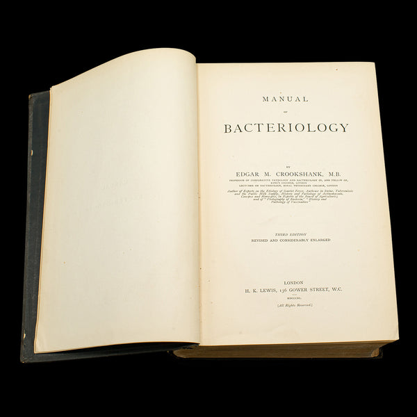 Set of 3 Antique Biology Interest Books, English Scientific Reference, Victorian