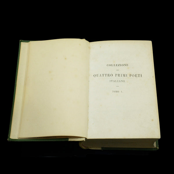 Antique Book La Divina Commedia, Italian Language, Dante, Divine Comedy, 1855
