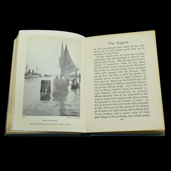 Antique Guide Book Things Seen in Venice, English Language, Travel, Dated 1923