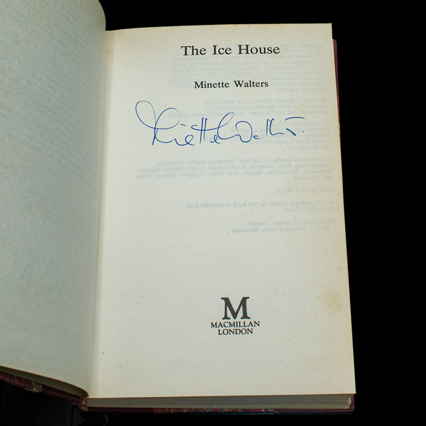 Pair Of First Edition Novels by Minette Walters, Signed, English, Hard Bound