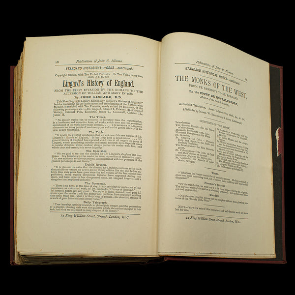 Antique Book in Case, Hillingdon Hall or the Cockney Squire, English, Victorian