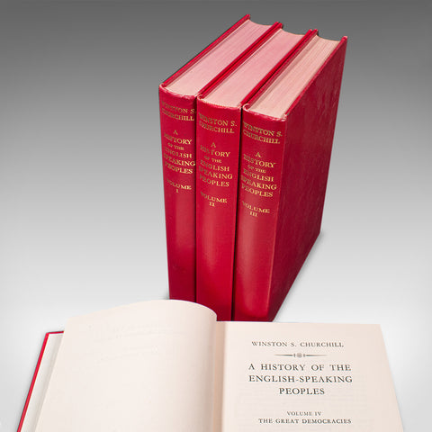 Vintage 4 Vols History of the English Speaking Peoples, Winston Churchill, Book