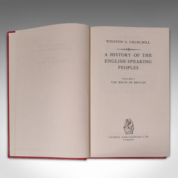 Vintage 4 Vols History of the English Speaking Peoples, Winston Churchill, Book