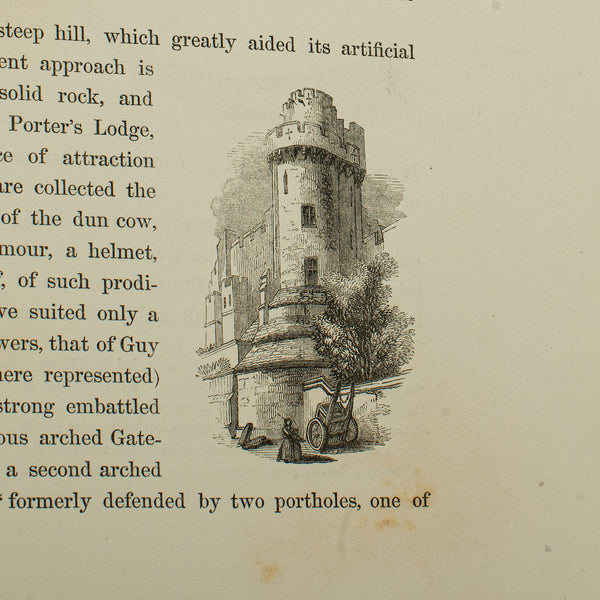 Large Antique Book of Baronial Halls Volume 1, Reference, English, Mid Victorian