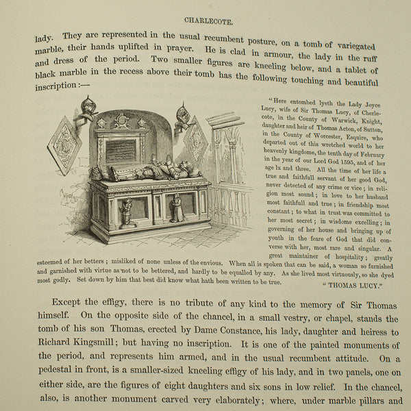 Large Antique Book of Baronial Halls Volume 1, Reference, English, Mid Victorian