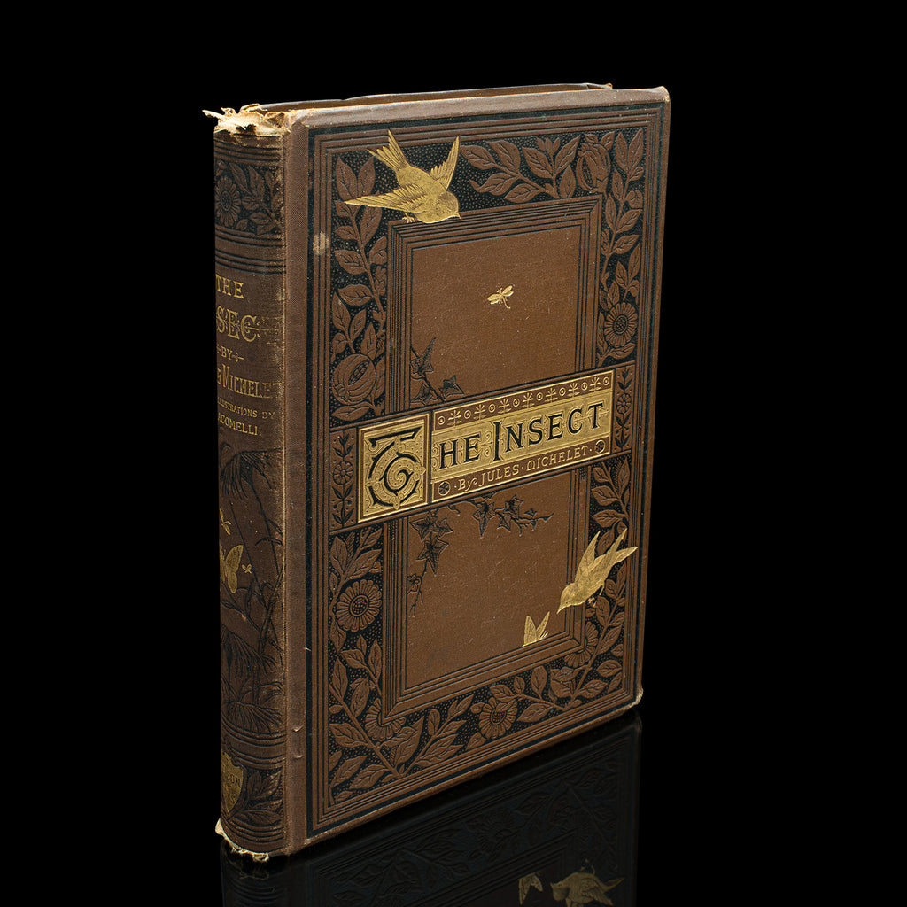 Antique Book, The Insect, Jules Michelet, English, Nature Reference ...