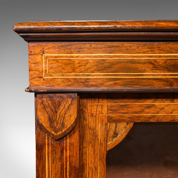 Antique Double Pier Cabinet, English, Glazed Display Cupboard, Regency, C.1820