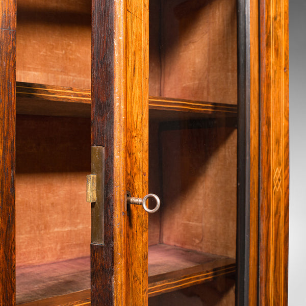 Antique Double Pier Cabinet, English, Glazed Display Cupboard, Regency, C.1820