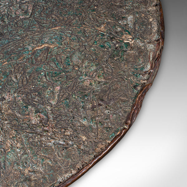 Antique Display Plate, Oriental, Cloisonne Plaque, Qing Dynasty, Georgian, 1750