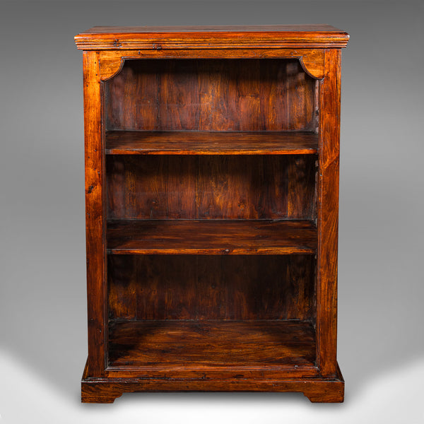 Vintage Open Bookcase, Asian, Shelving Unit, Regency Colonial Revival, C.1980