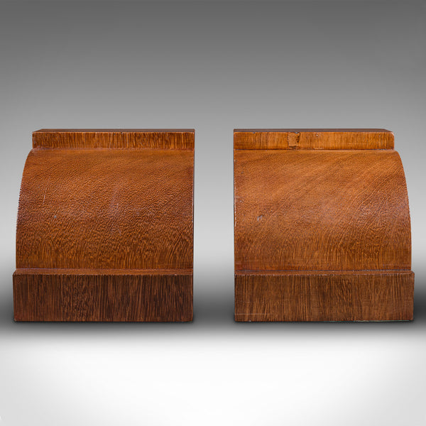 Pair of Antique Executive Desk Bookends, English, Book Rest, Edwardian, C.1910