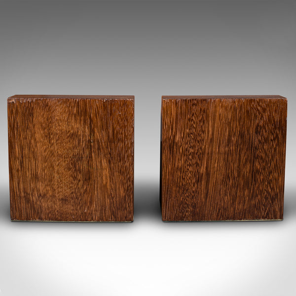 Pair of Antique Executive Desk Bookends, English, Book Rest, Edwardian, C.1910