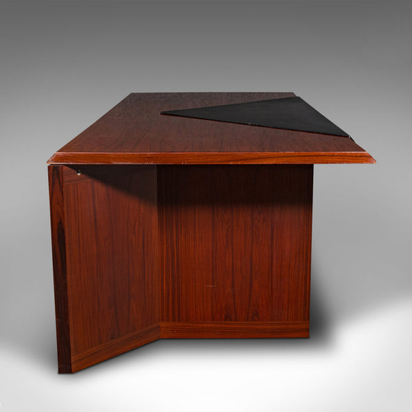 Large 6' 5" Wide Vintage Executive's Desk, Danish, Sibast Furniture, Circa 1970