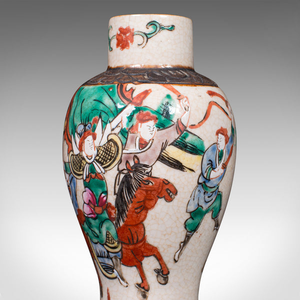 Small Antique Posy Vase, Japanese, Ceramic, Flower Urn, Meiji, Victorian, C.1900