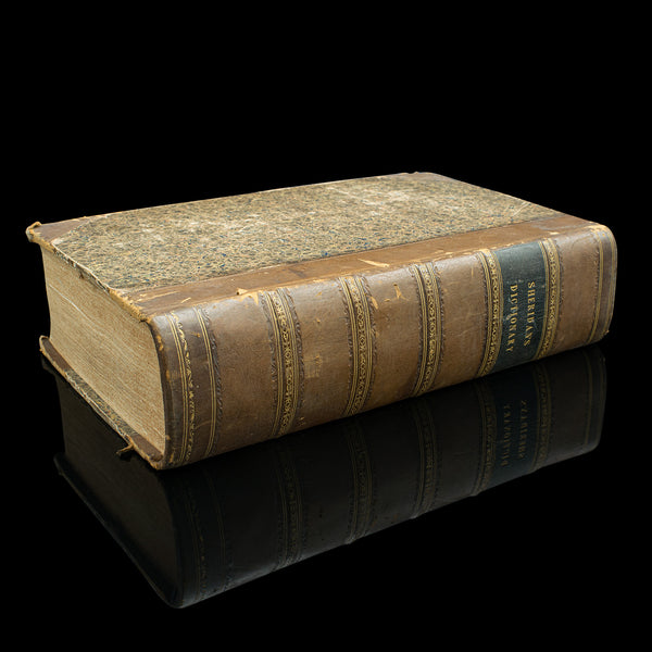 Antique Sheridan Dictionary, English, Reference, 9th Edition, Georgian, C.1804