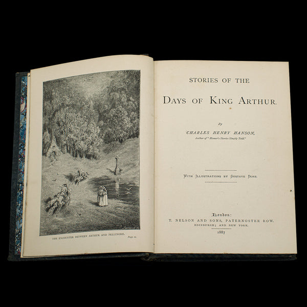 Antique Book, Days of King Arthur, Mythology, English, Fiction, Late Victorian