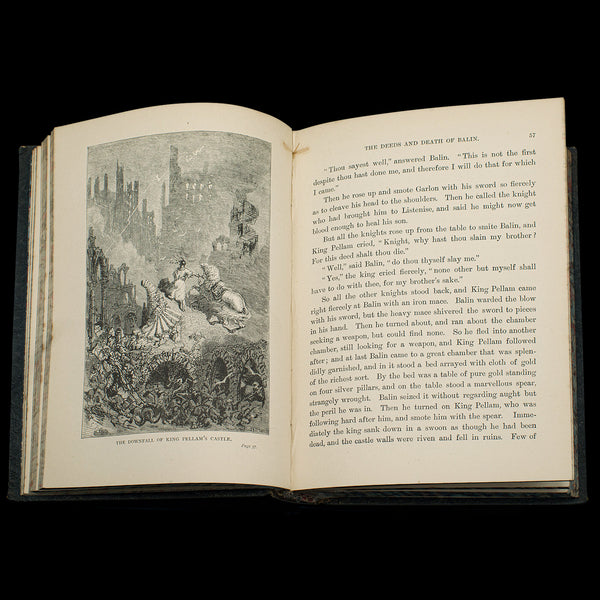 Antique Book, Days of King Arthur, Mythology, English, Fiction, Late Victorian