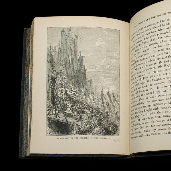 Antique Book, Days of King Arthur, Mythology, English, Fiction, Late Victorian