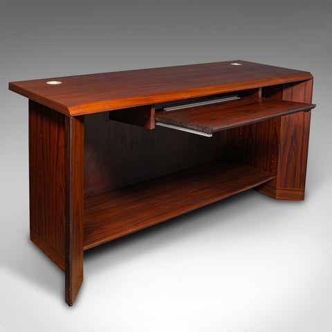 Vintage Secretary's Desk, Danish, Narrow Office Table, Sibast Mobel, Circa 1970