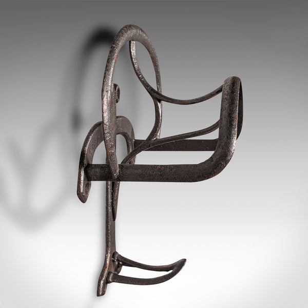 Pair Of Antique Equestrian Saddle Racks, English, Stables, Tack Rest, Victorian