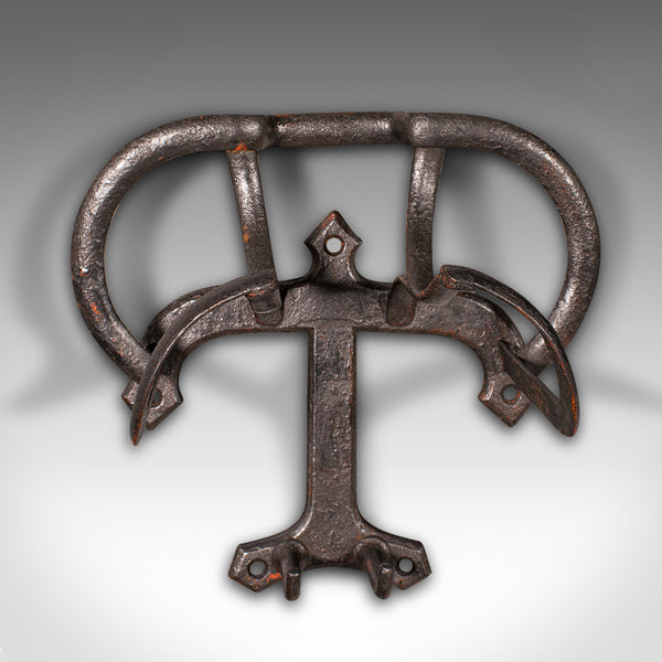 Pair Of Antique Tack Rests, English, Stables, Equestrian, Victorian