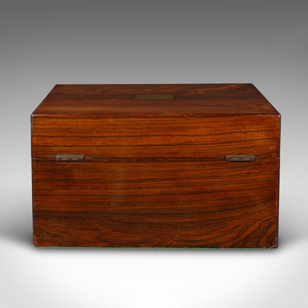 Antique Vanity Case, English, Travelling Dressing Table Box, Regency, Circa 1820