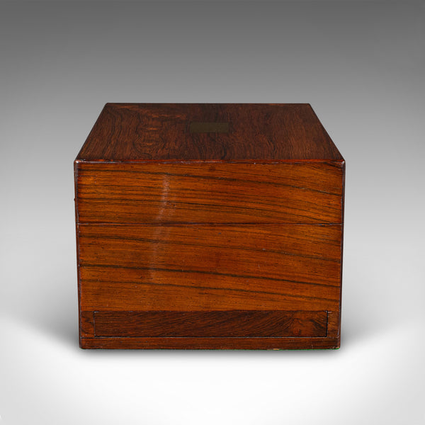 Antique Vanity Case, English, Travelling Dressing Table Box, Regency, Circa 1820