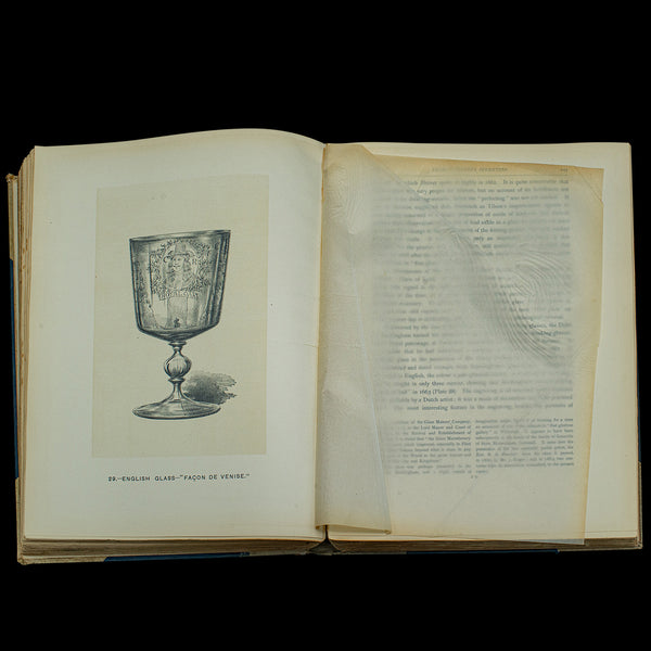 Antique Reference Book, Old English Glasses, Hartshorne, History, Victorian