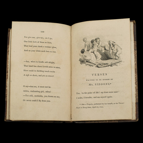 Antique Poetry Book, Pleasures of Memory, Samuel Rogers, English, Georgian, 1803