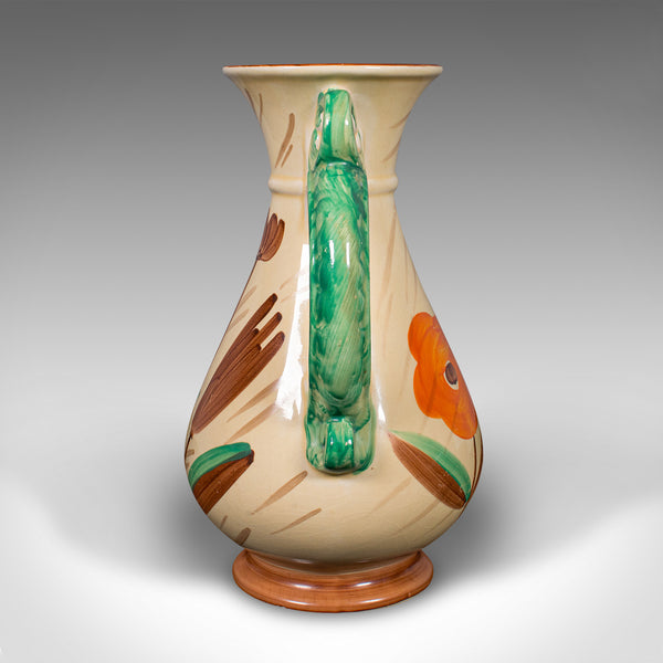 Vintage Decorative Custard Jug, English, Ceramic, Dessert Pourer, Art Deco, 1930