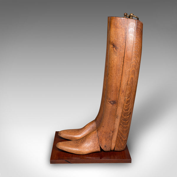 Antique Bootmaker’s Display, English, Beech, Riding Boot Stretcher, Edwardian