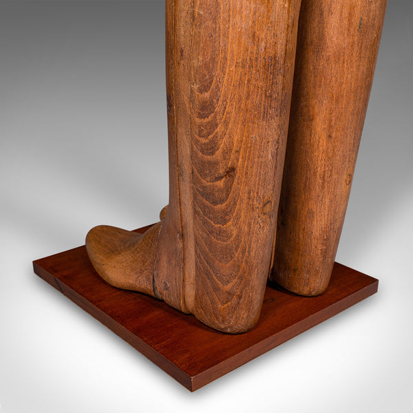 Antique Bootmaker’s Display, English, Beech, Riding Boot Stretcher, Edwardian