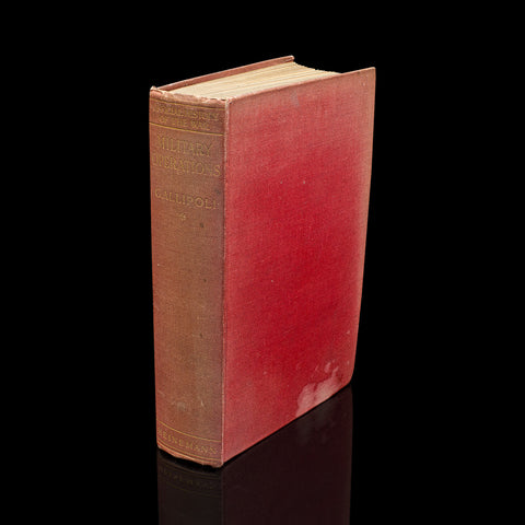 Vintage Gallipoli WWI Book, English, Military History, Maps, First World War