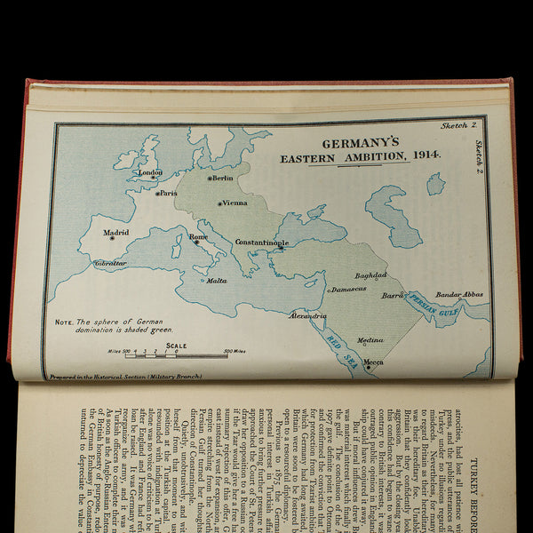 Vintage Gallipoli WWI Book, English, Military History, Maps, First World War
