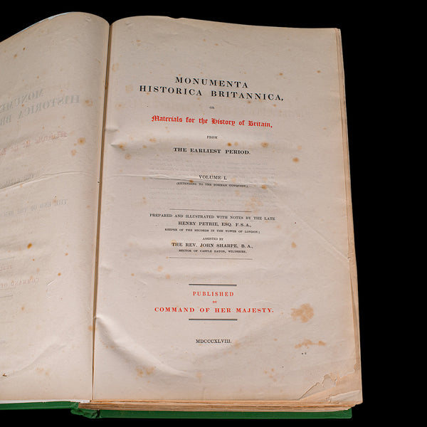 Large Antique Encyclopaedia, Historica Britannica, Multilingual Book, Victorian