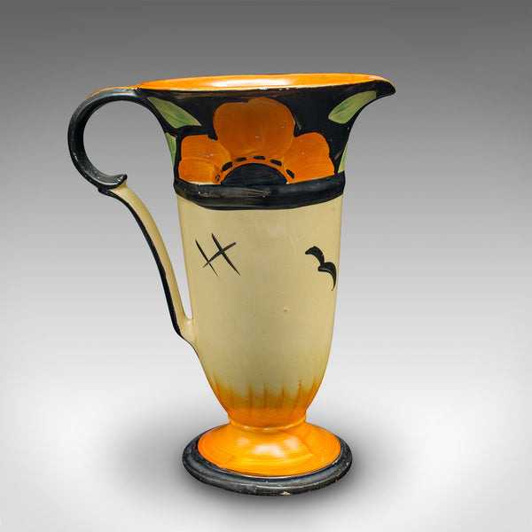 Vintage Serving Jug, English, Ceramic Pourer, Art Deco, Early 20th Century, 1930