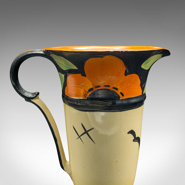 Vintage Serving Jug, English, Ceramic Pourer, Art Deco, Early 20th Century, 1930
