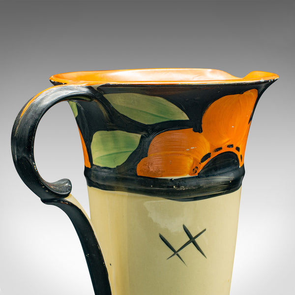 Vintage Serving Jug, English, Ceramic Pourer, Art Deco, Early 20th Century, 1930