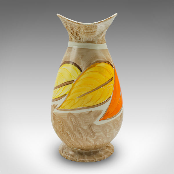 Vintage Decorative Pouring Ewer, English, Ceramic, Serving Jug, Art Deco, C.1930