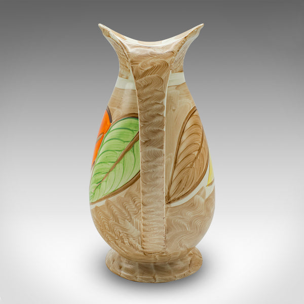 Vintage Decorative Pouring Ewer, English, Ceramic, Serving Jug, Art Deco, C.1930