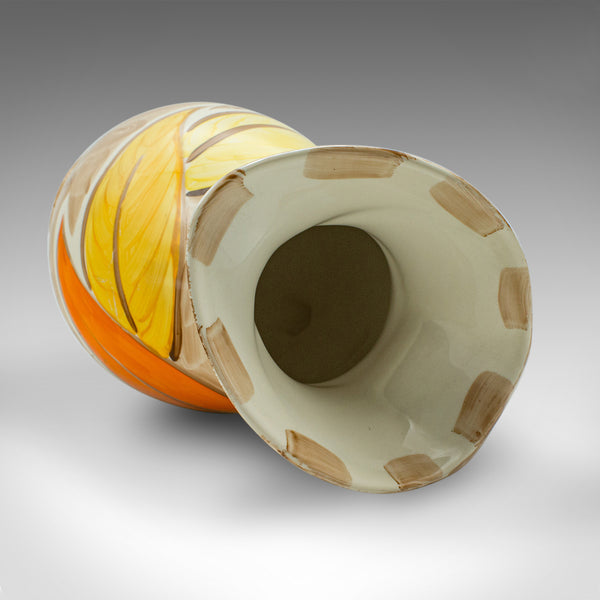 Vintage Decorative Pouring Ewer, English, Ceramic, Serving Jug, Art Deco, C.1930