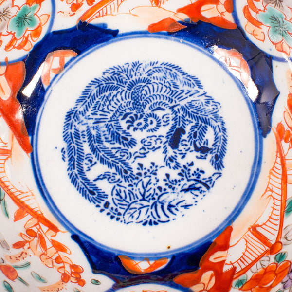 Small Antique Imari Bowl, Japanese, Ceramic, Decorative Dish, Meiji, Victorian