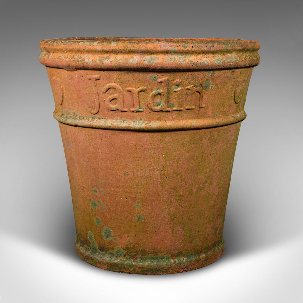 large antique plant pots Large Vintage Ornamental Tree Planter, French Terracotta Jardiniere... – London Fine Antiques