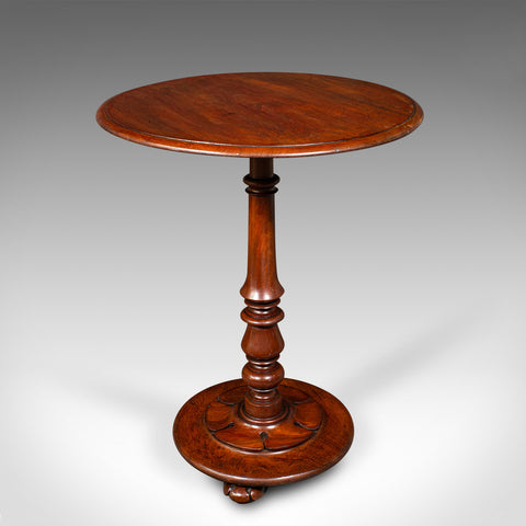 Antique Tilt Top Wine Table, English, Side, Lamp, Occasional, William IV, C.1835