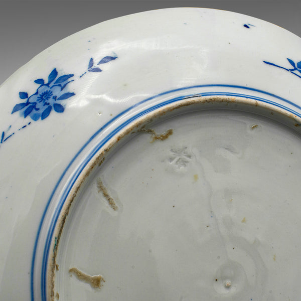 Antique Decorative Plate, Japanese, Ceramic, Serving Dish, Imari, Victorian