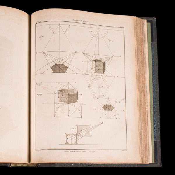 Antique Cabinet Maker's Drawing Book, Thomas Sheraton, English, Georgian, C.1812