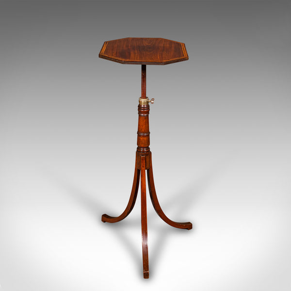 Antique Metamorphic Wine Table, English, Tilt Top, Side, Lamp, Regency, C.1820